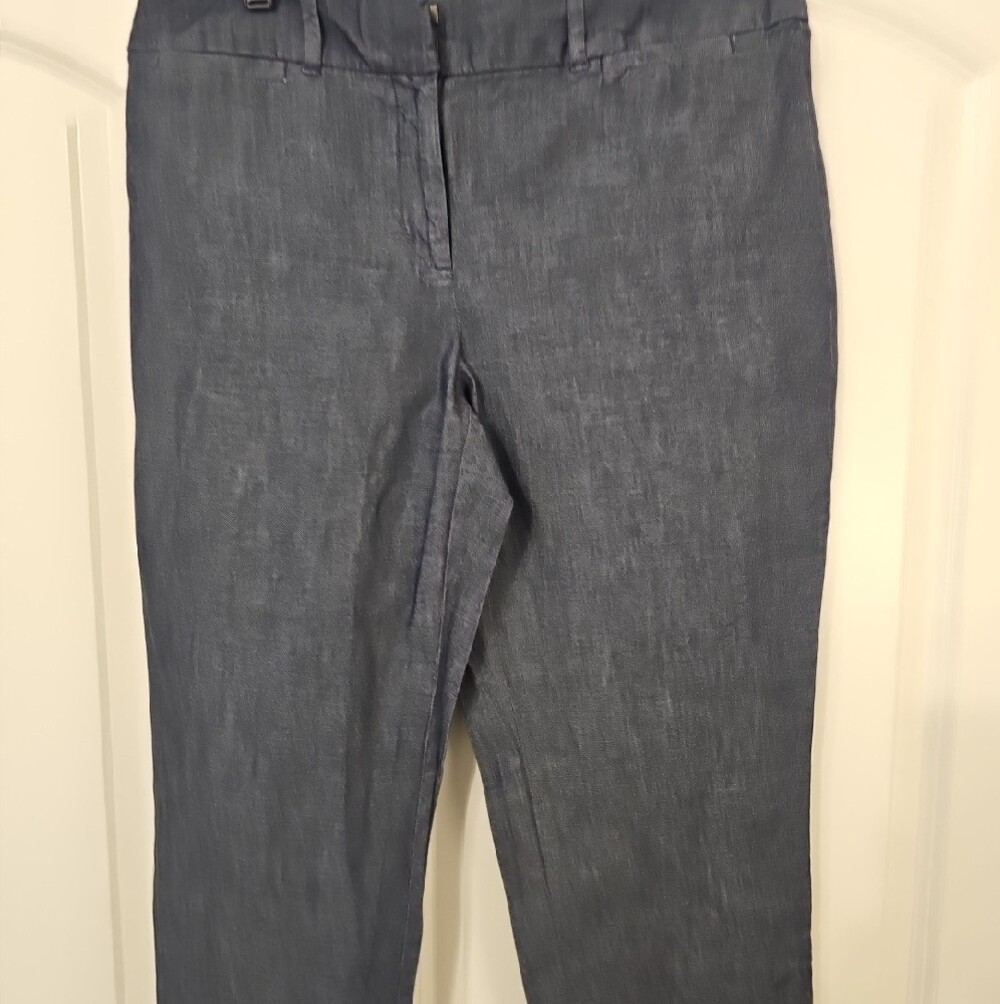 Ann Taylor Factory Slim Curvy Jeans in Dark Blue